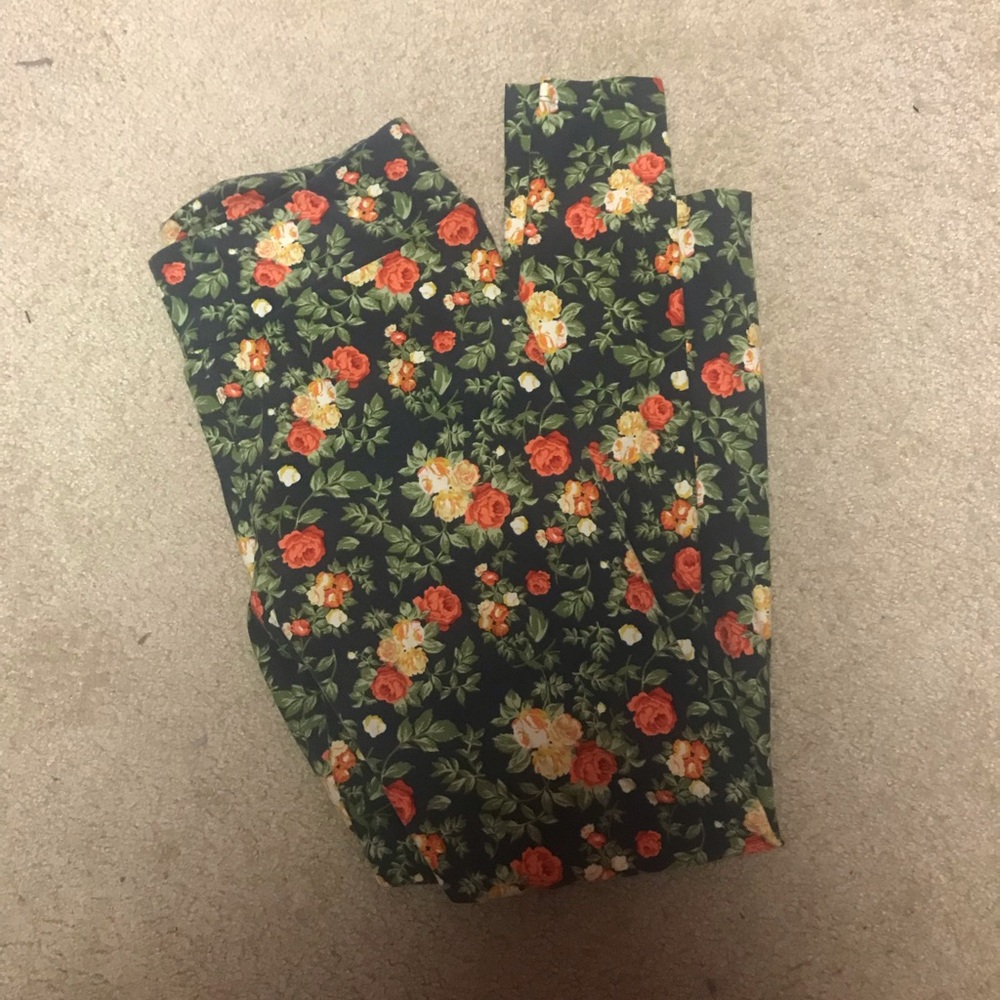 Floral print lularoe leggings